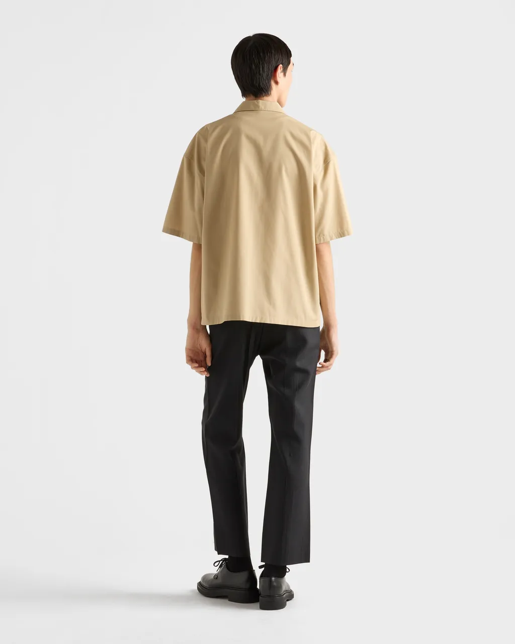 Short-Sleeved Technical Cotton Shirt