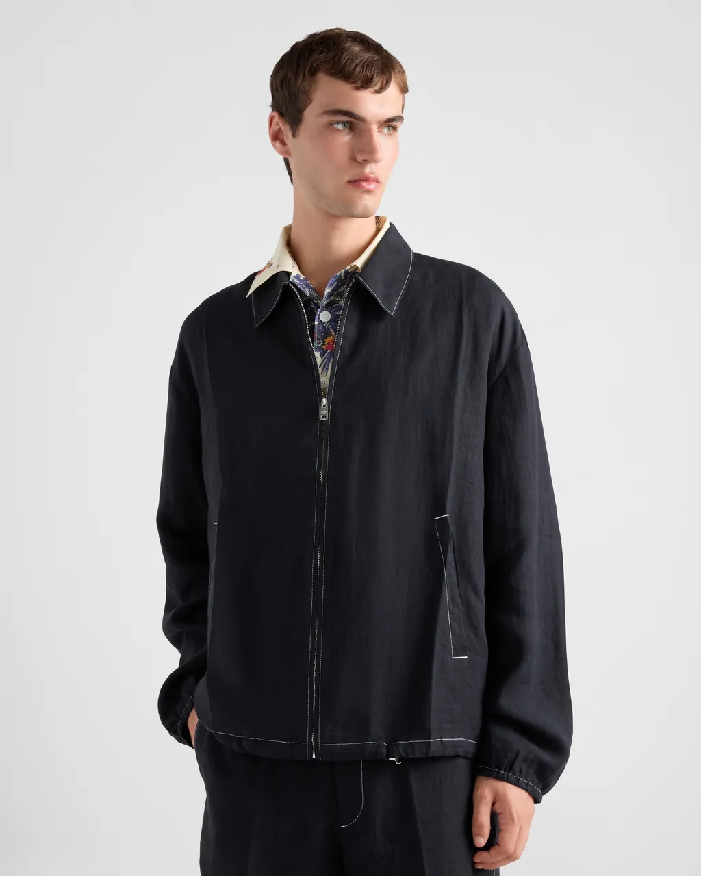 Cotton Blouson Jacket