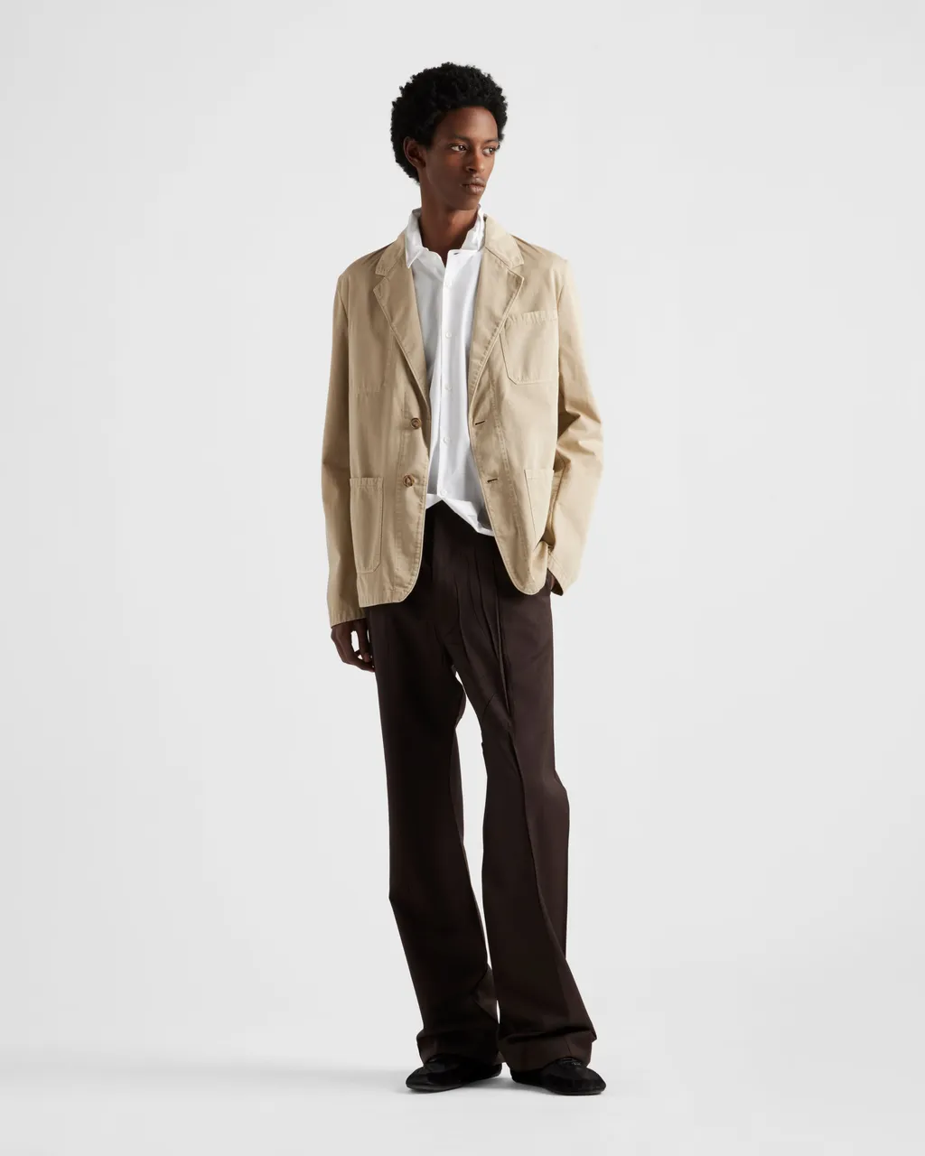 Single-Breasted Cotton Jacket