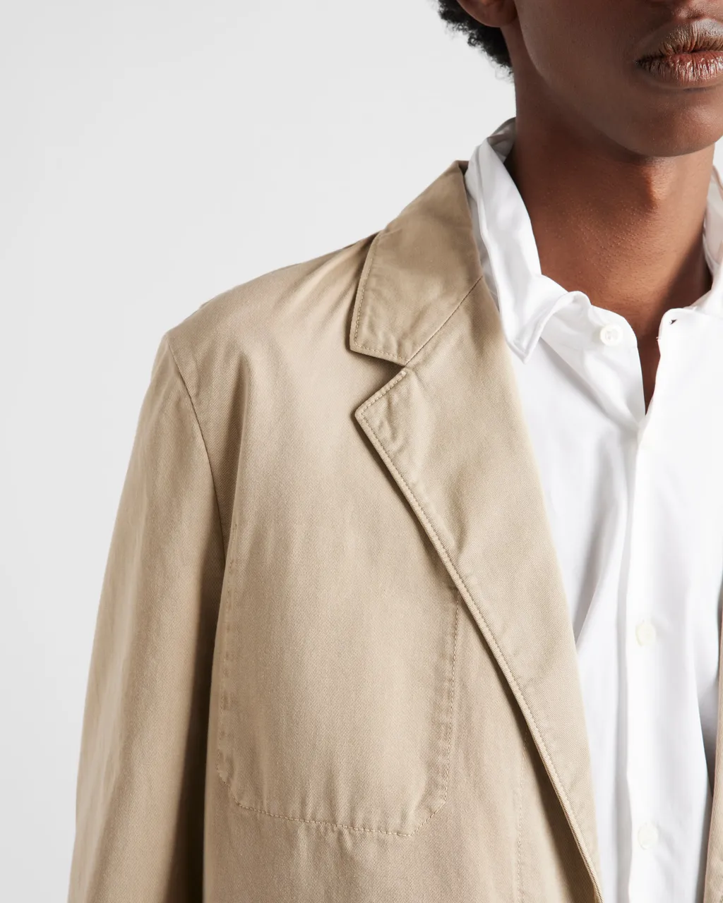 Single-Breasted Cotton Jacket