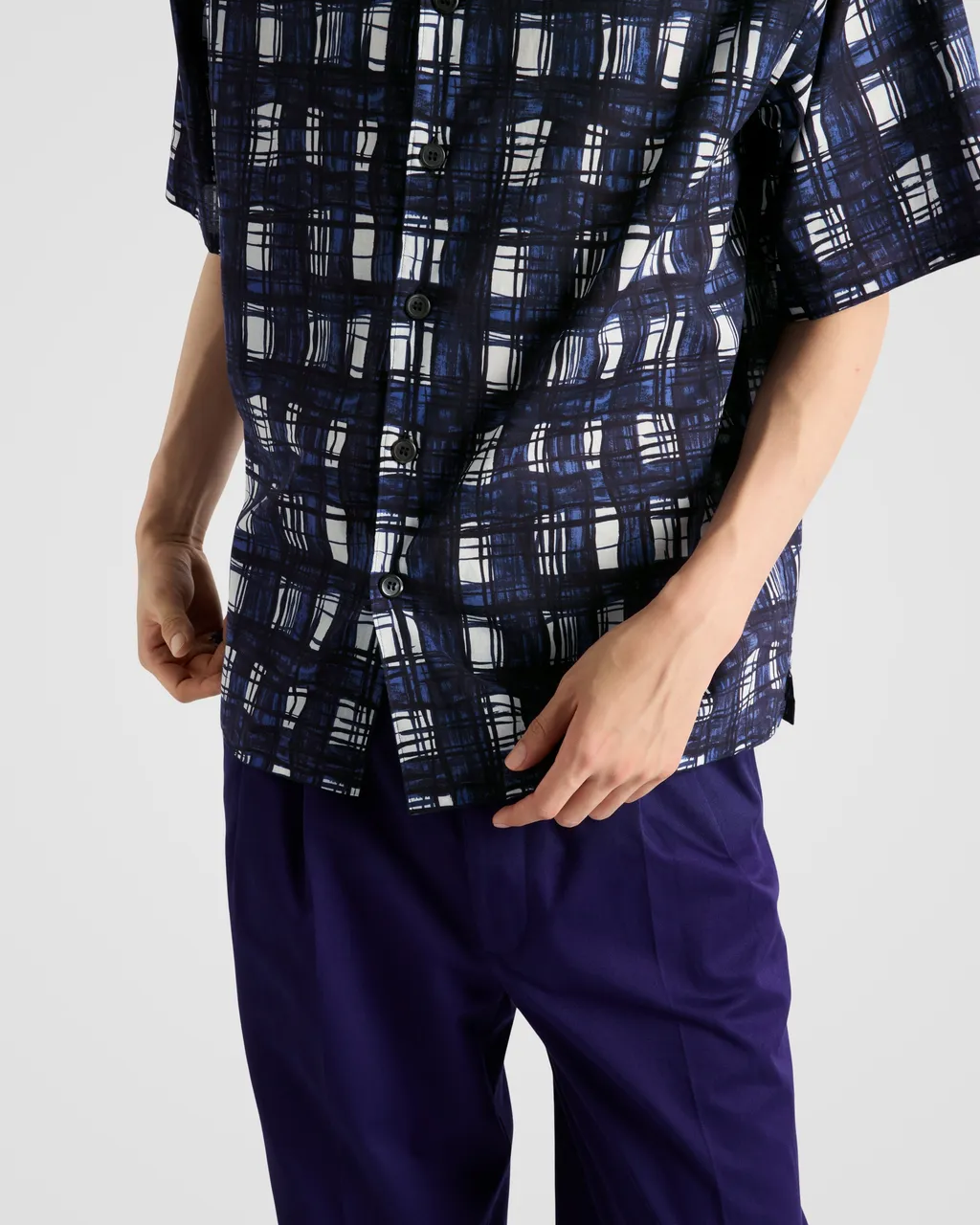 Short-Sleeved Cotton Shirt