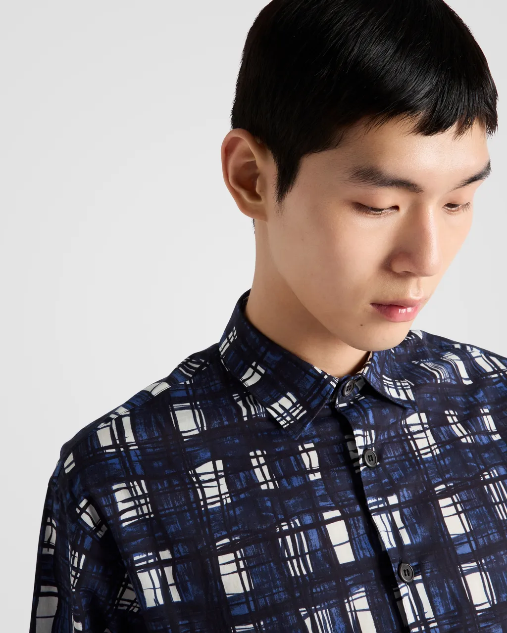 Short-Sleeved Cotton Shirt