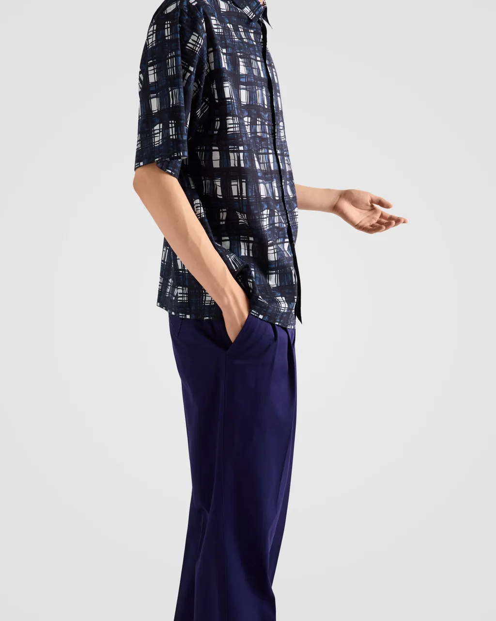 Short-Sleeved Cotton Shirt