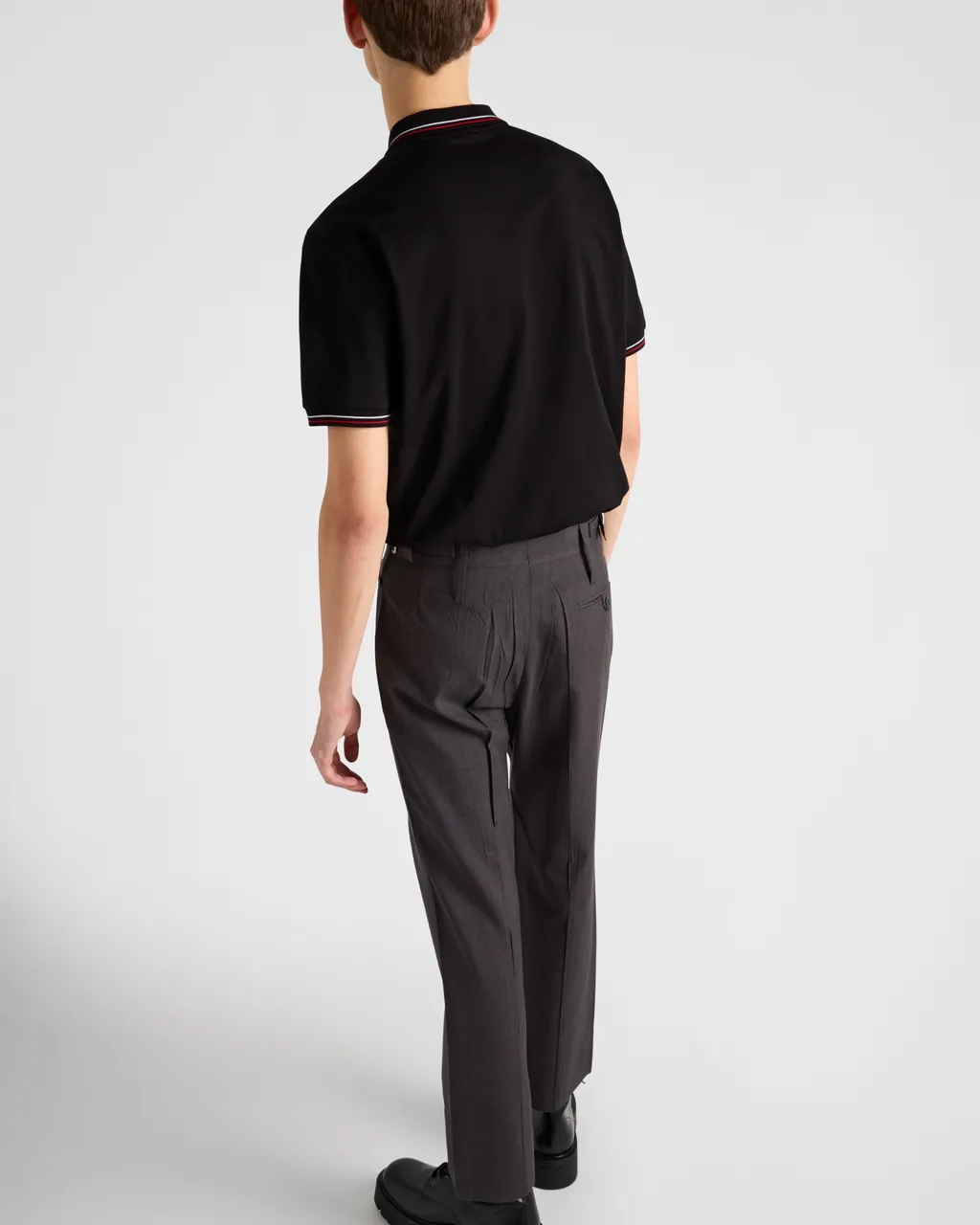 Short-Sleeved Piqué Polo Shirt