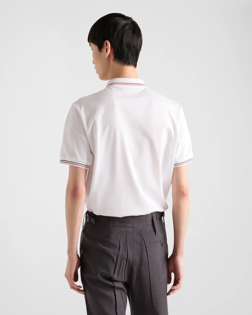 Short-Sleeved Piqué Polo Shirt