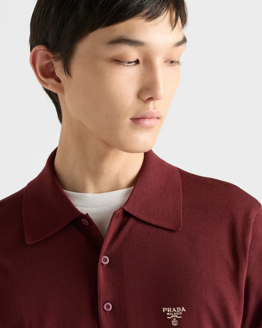 Superfine Wool Polo Shirt