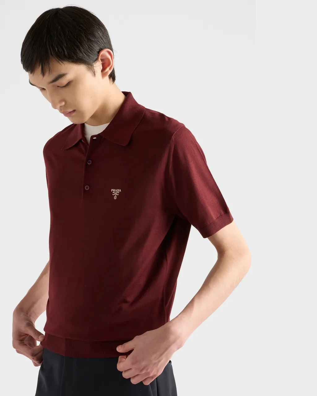 Superfine Wool Polo Shirt