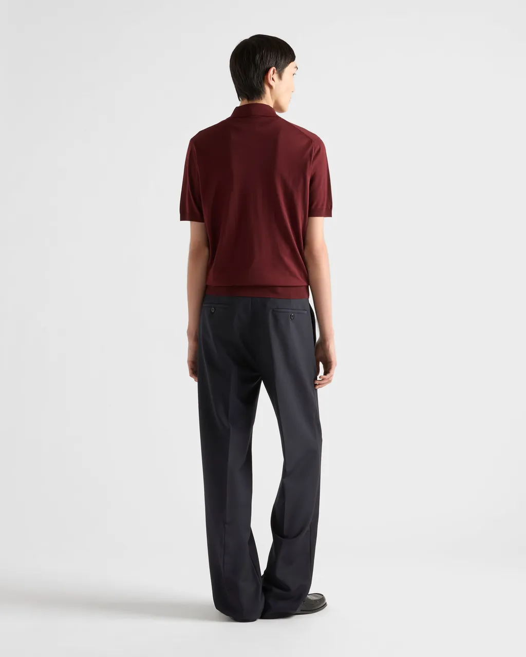 Superfine Wool Polo Shirt