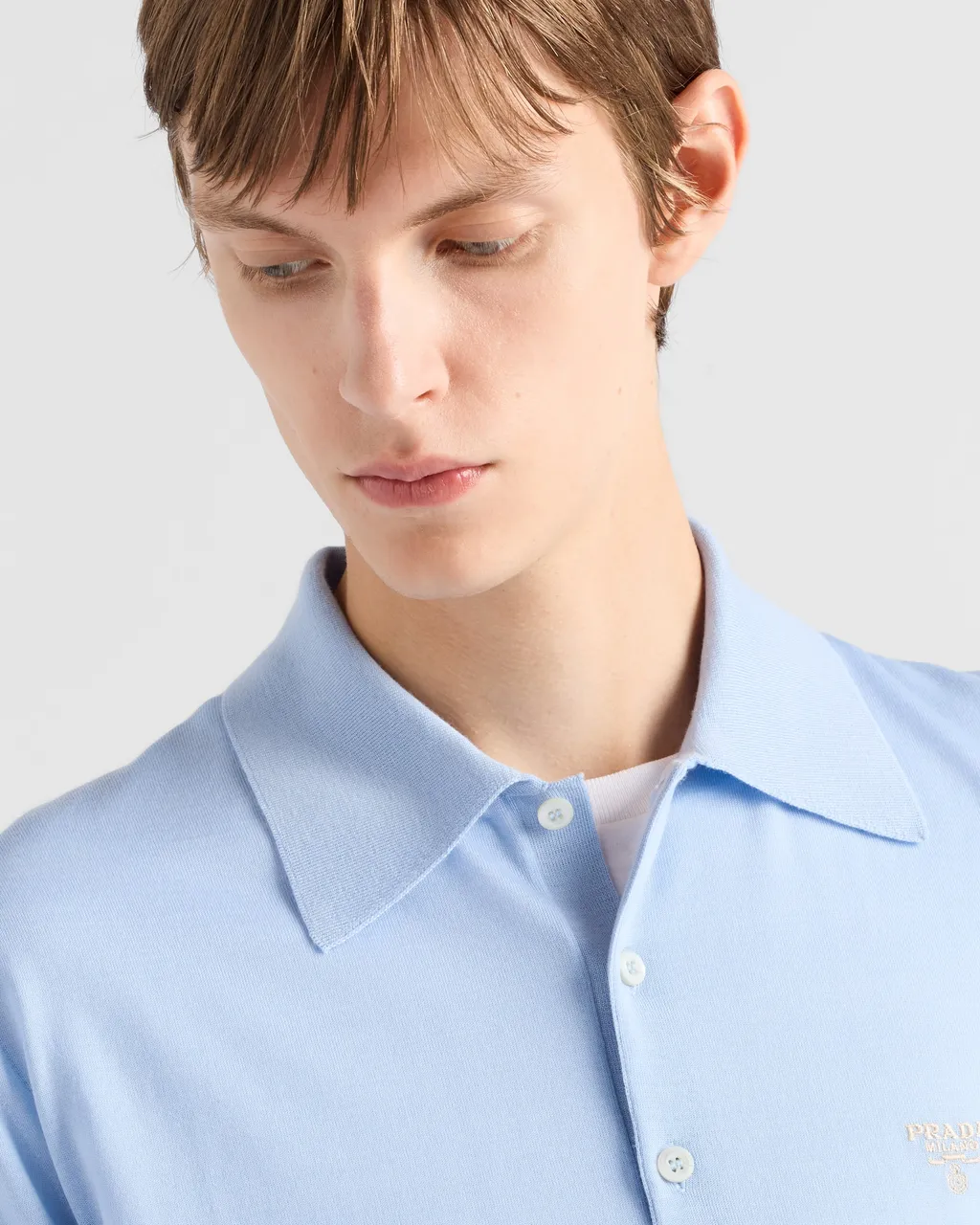 Superfine Wool Polo Shirt