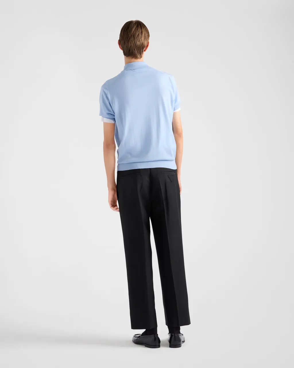 Superfine Wool Polo Shirt