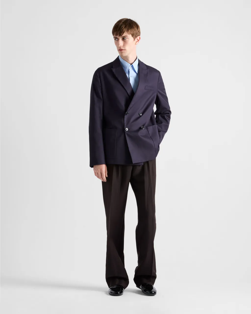 Double-Breasted Cotton Jacket