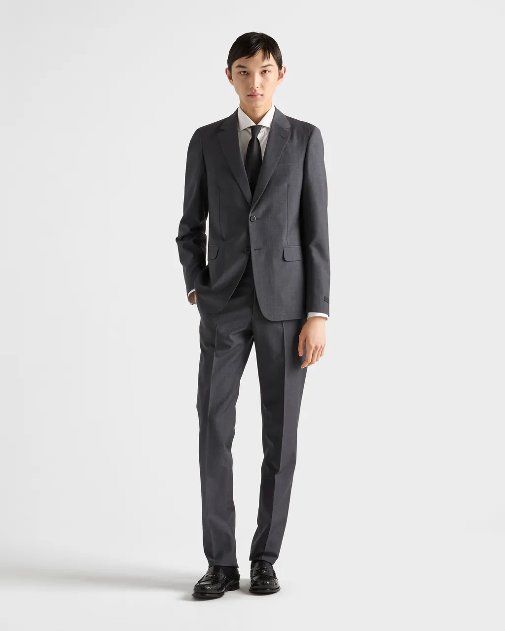 Wool And Mohair Single-Breasted Suit