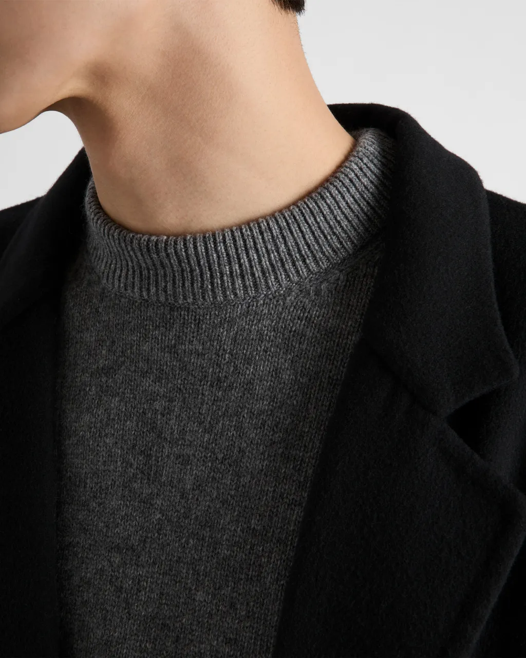 Short-Sleeved Re-Cashmere Sweater