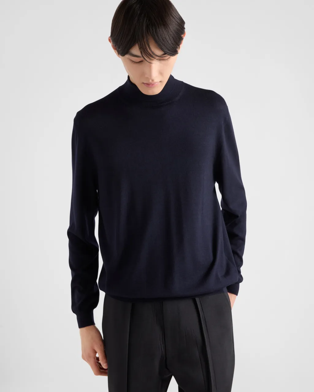 Cashmere And Silk Turtleneck Sweater