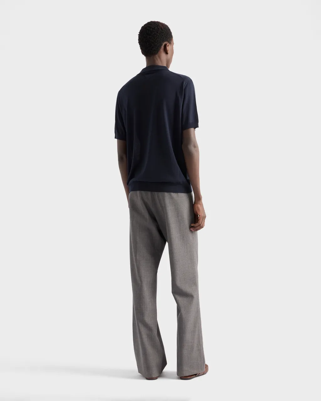 Cashmere And Silk Polo Shirt