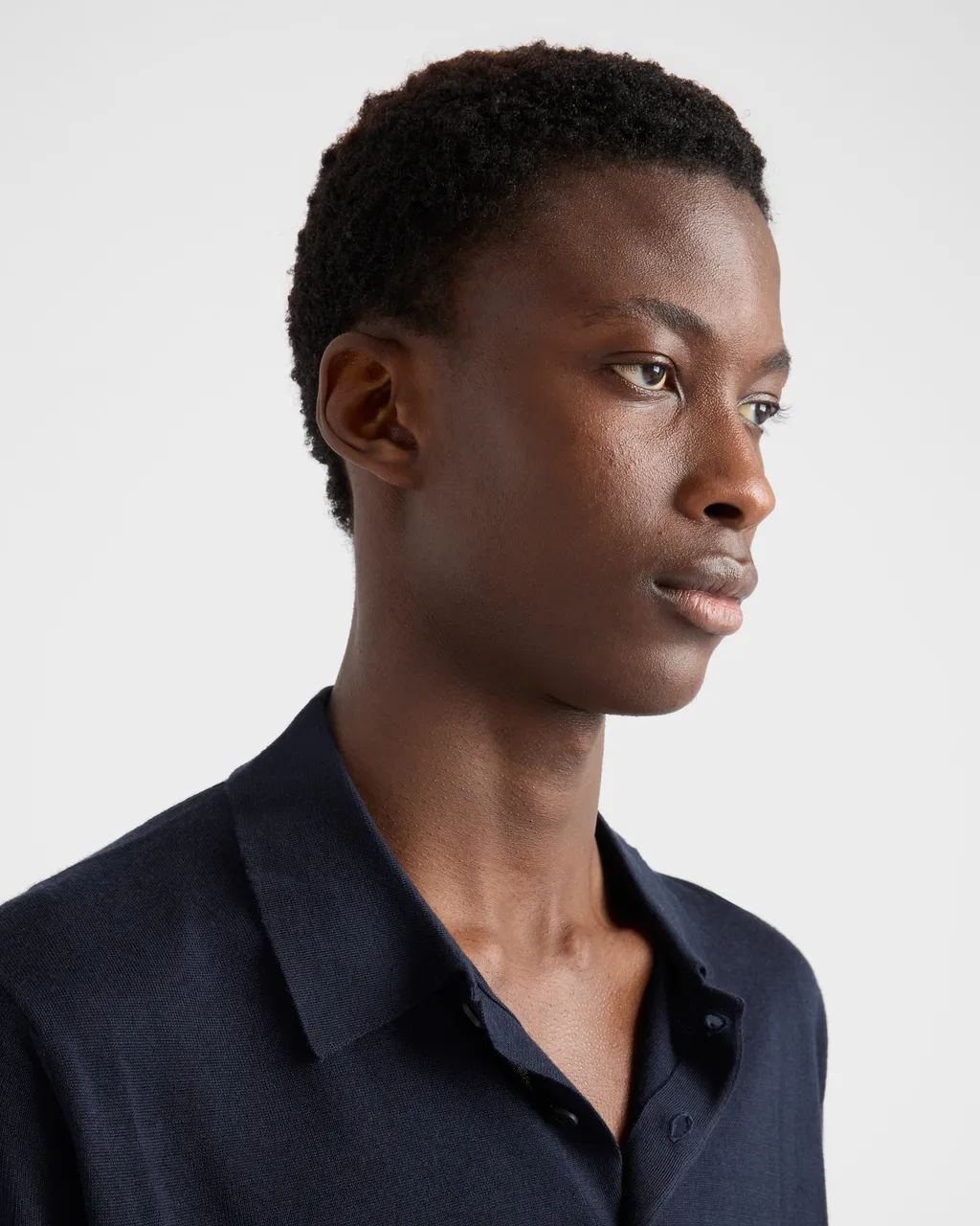 Cashmere And Silk Polo Shirt