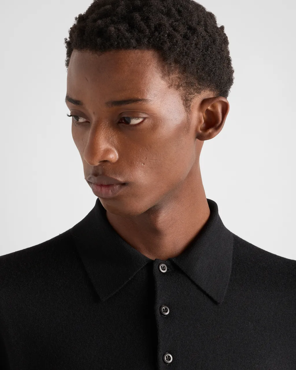 Cashmere And Silk Polo Shirt