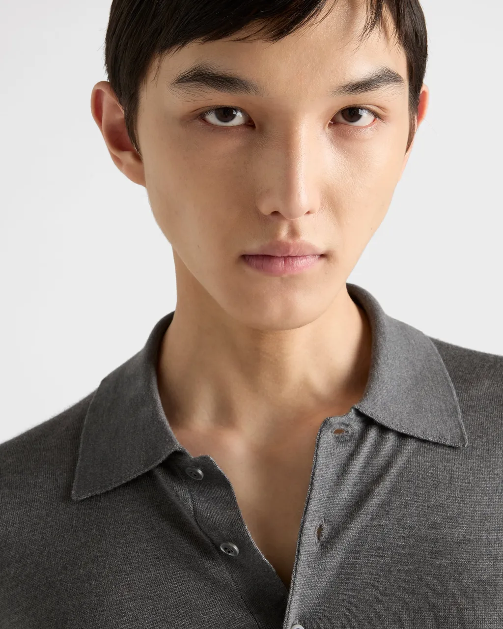 Cashmere And Silk Polo Shirt