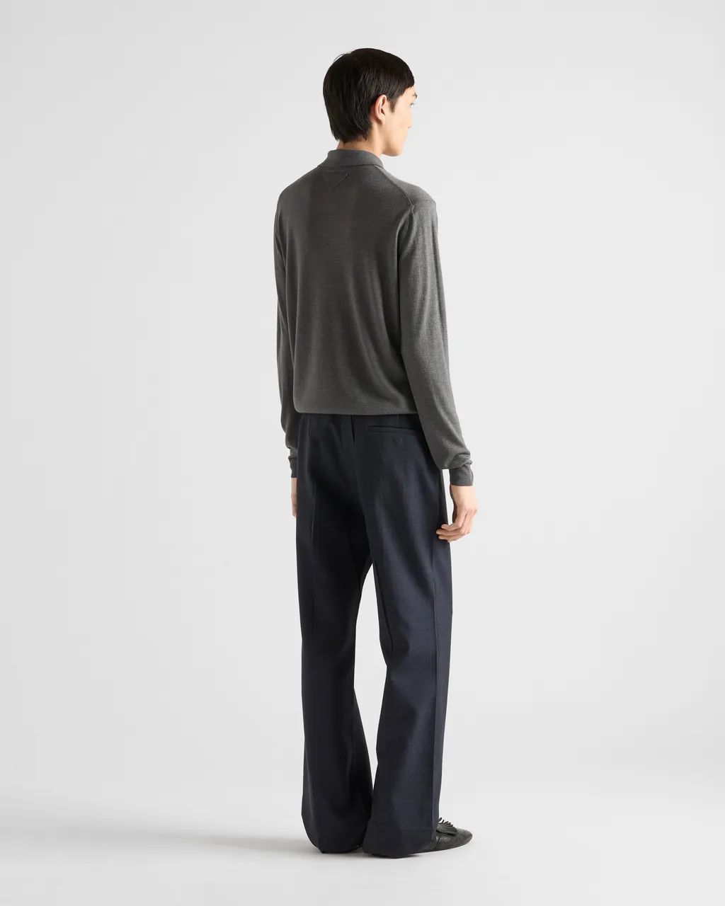 Cashmere And Silk Polo Shirt
