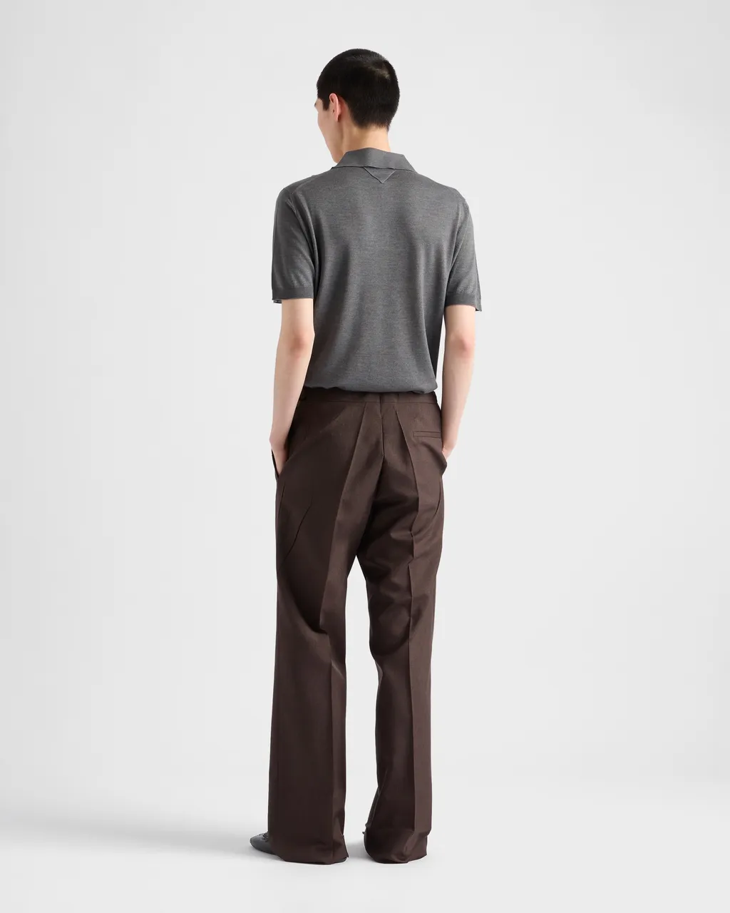 Cashmere And Silk Polo Shirt