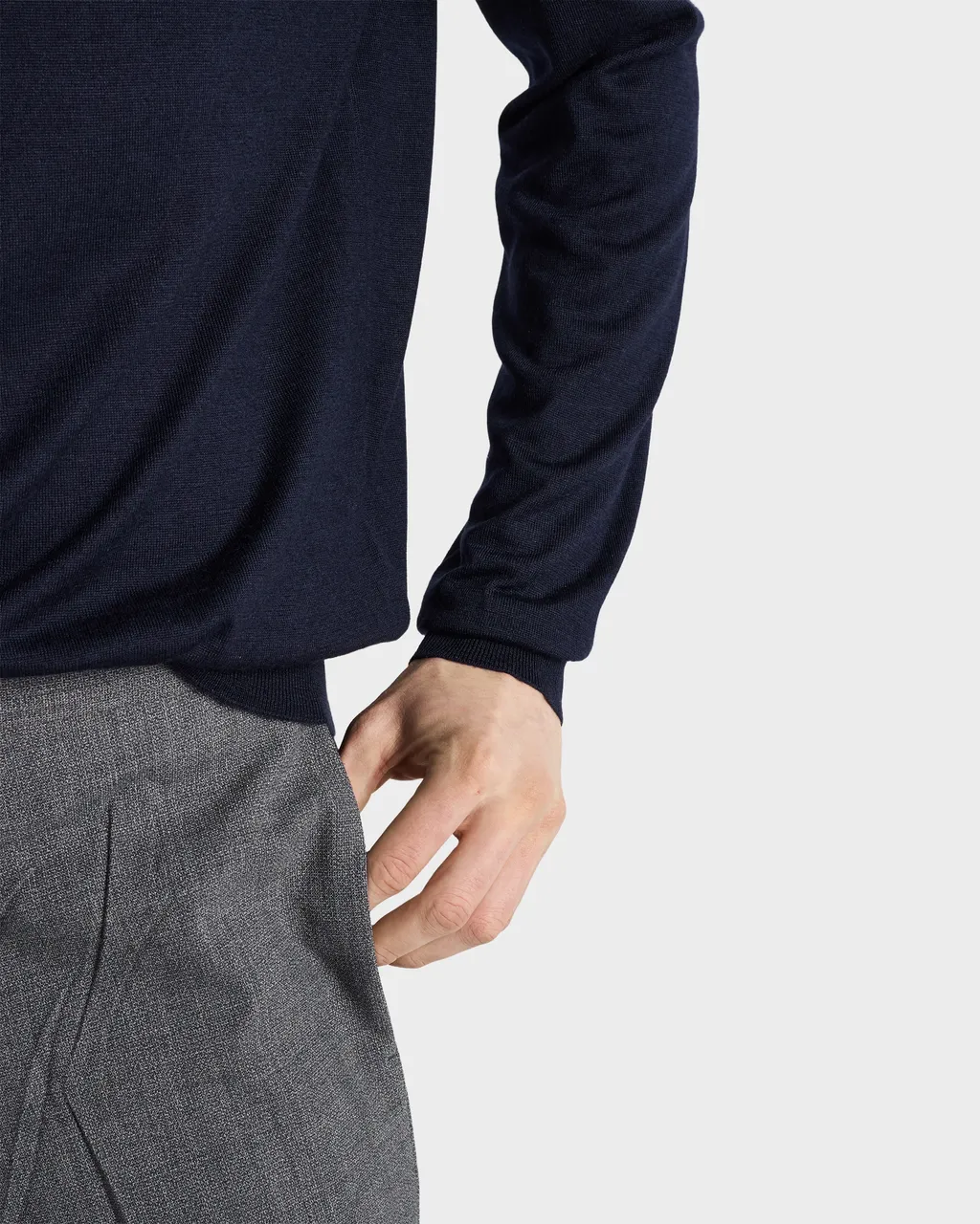 Cashmere And Silk Crew-Neck Sweater