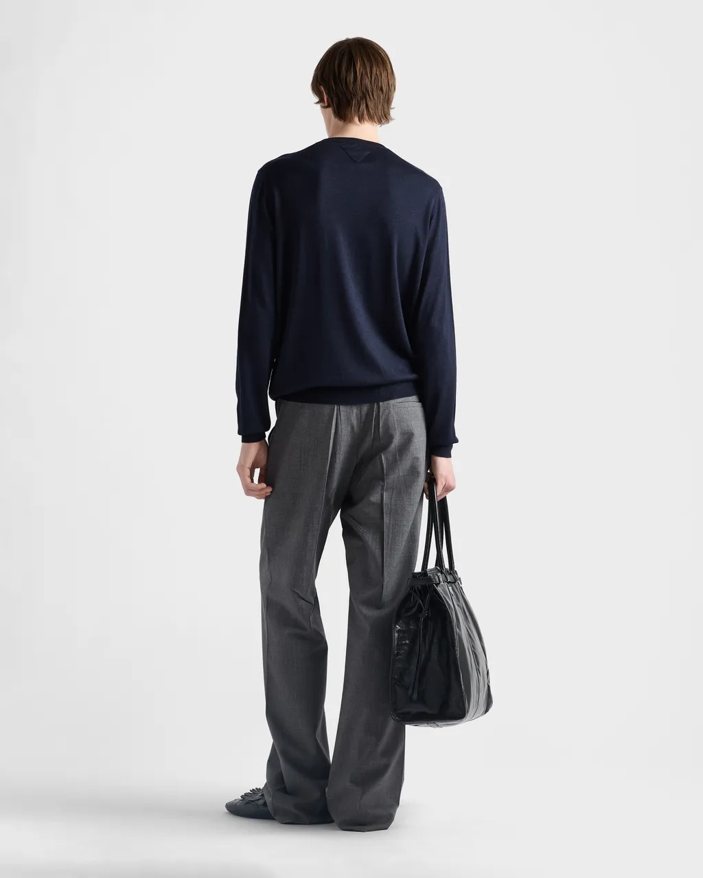 Cashmere And Silk Crew-Neck Sweater