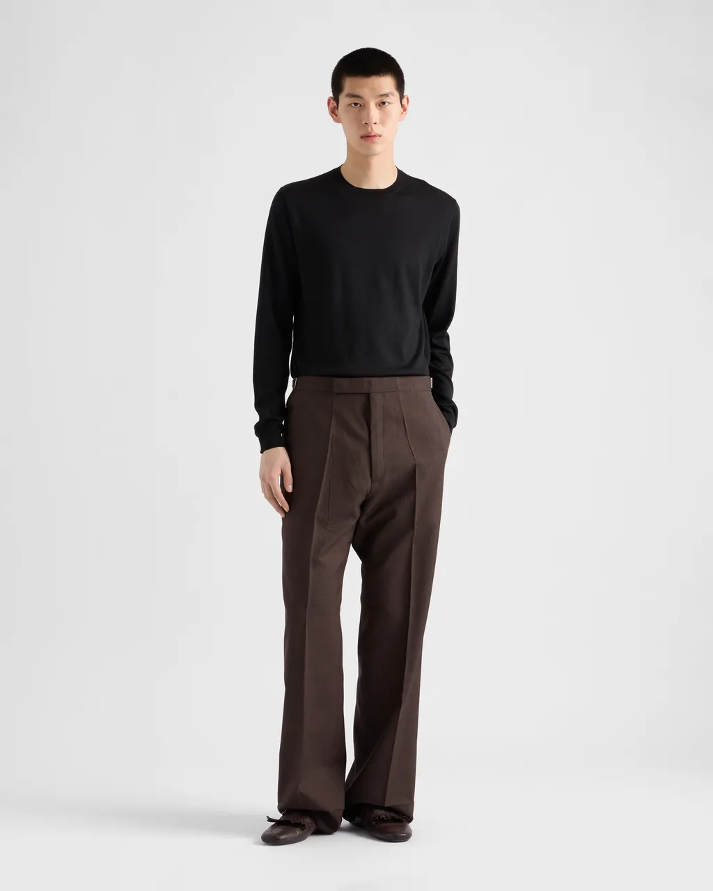Cashmere And Silk Crew-Neck Sweater