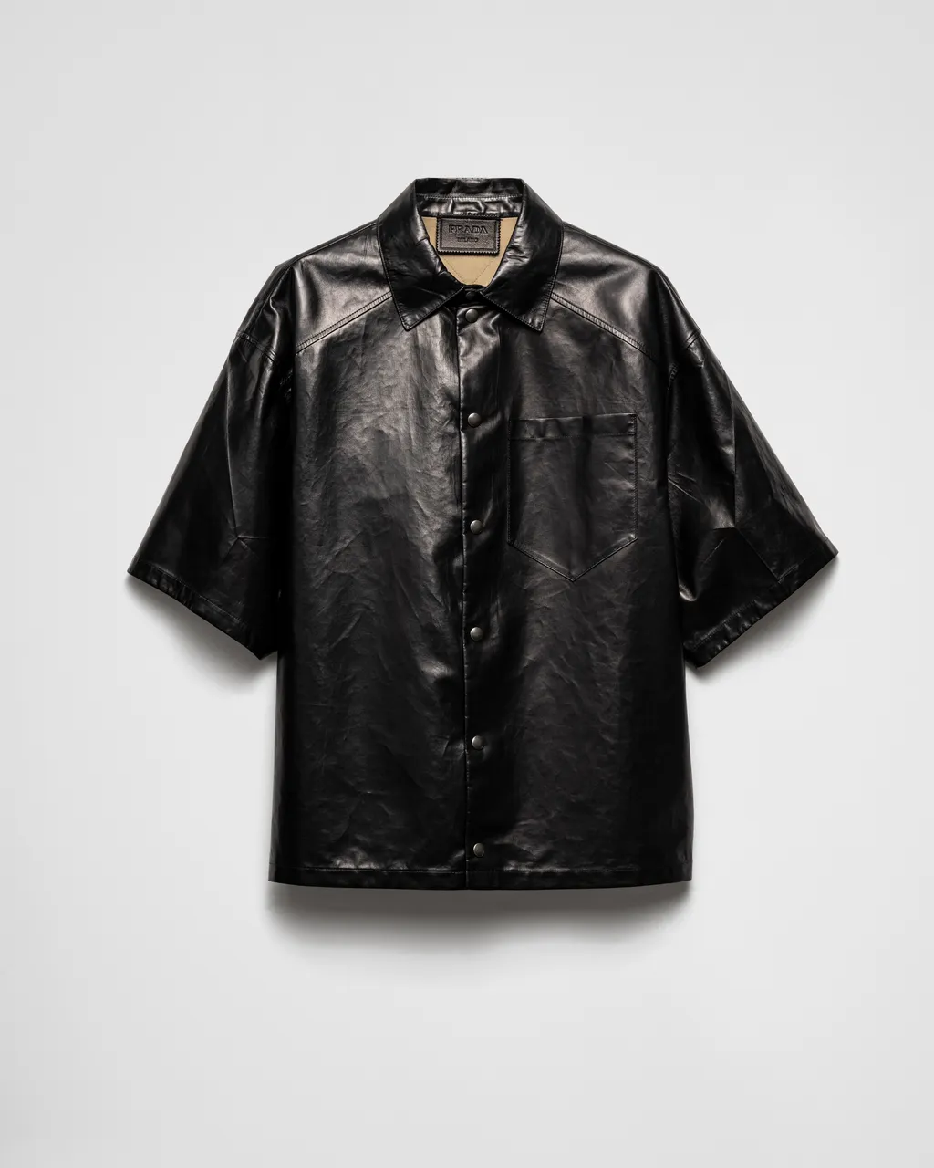 Nappa And Fabric Shirt