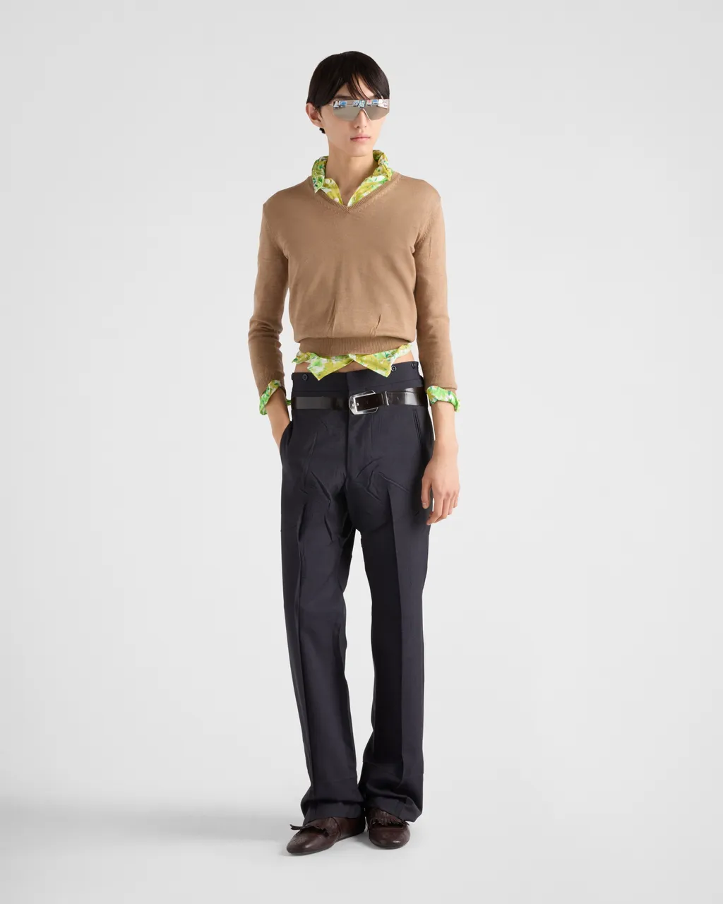 V-Neck Wool Sweater