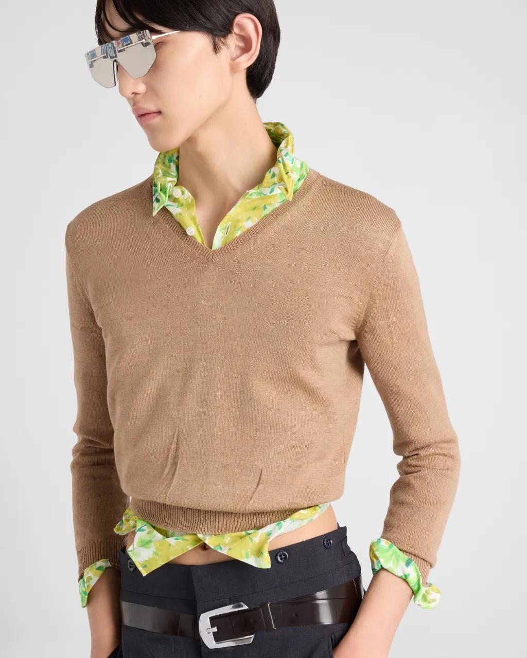 V-Neck Wool Sweater
