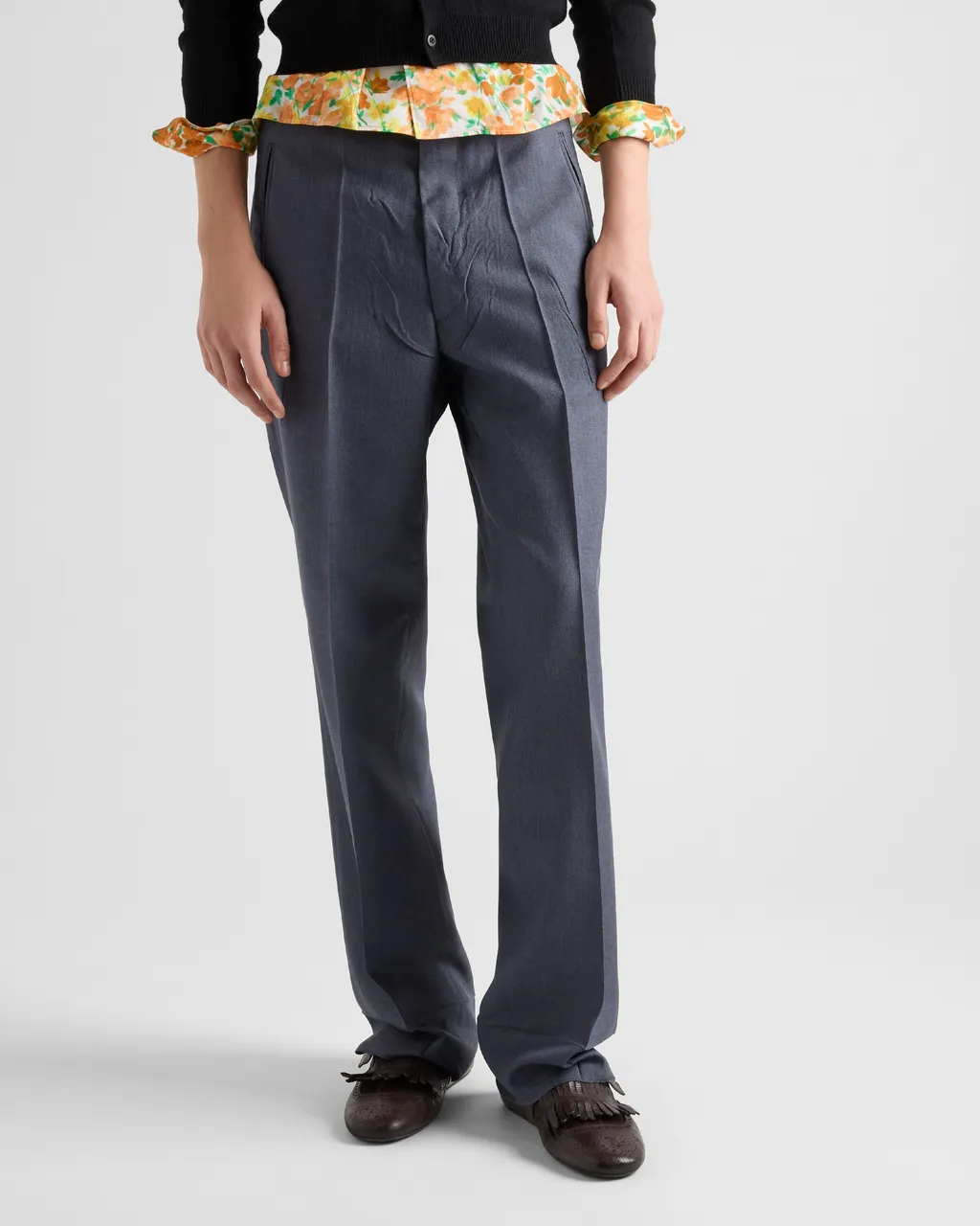 Mohair And Silk Pants