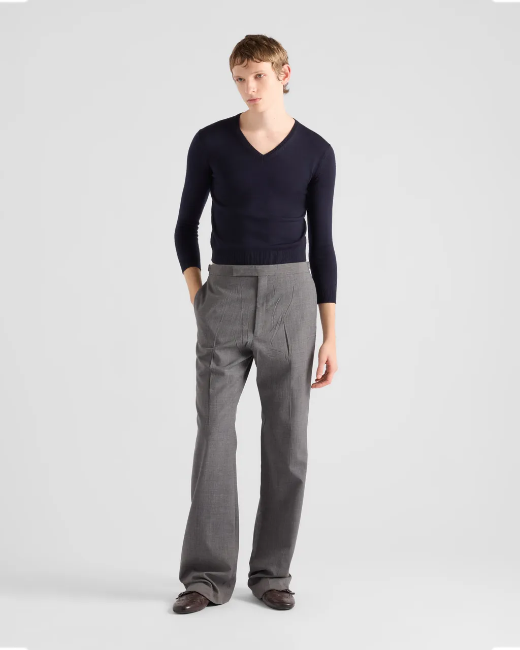 V-Neck Wool Sweater