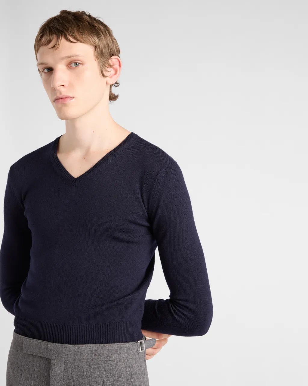 V-Neck Wool Sweater