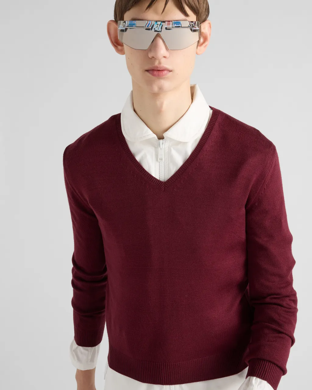 V-Neck Wool Sweater