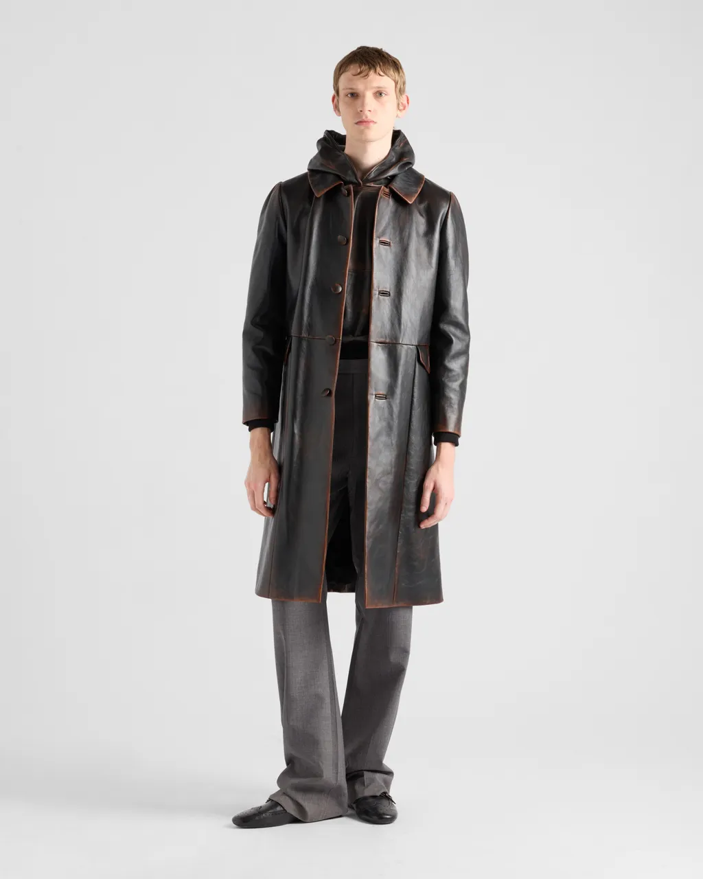 Nappa Leather Coat