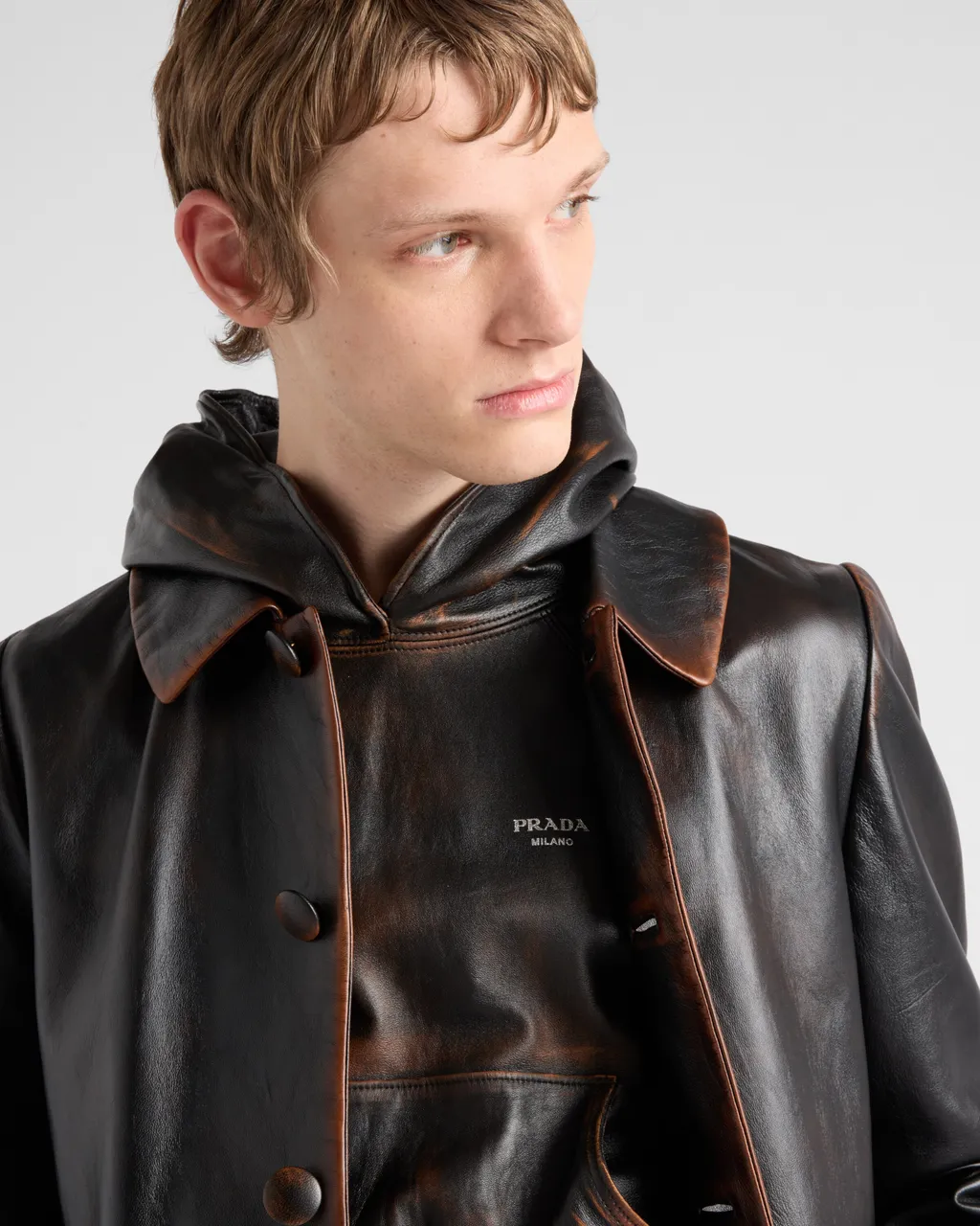 Nappa Leather Coat