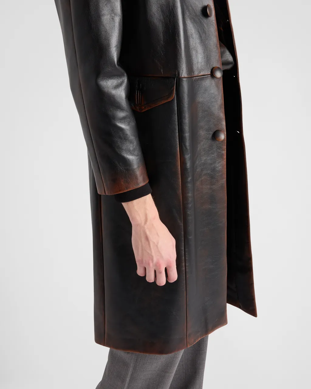 Nappa Leather Coat