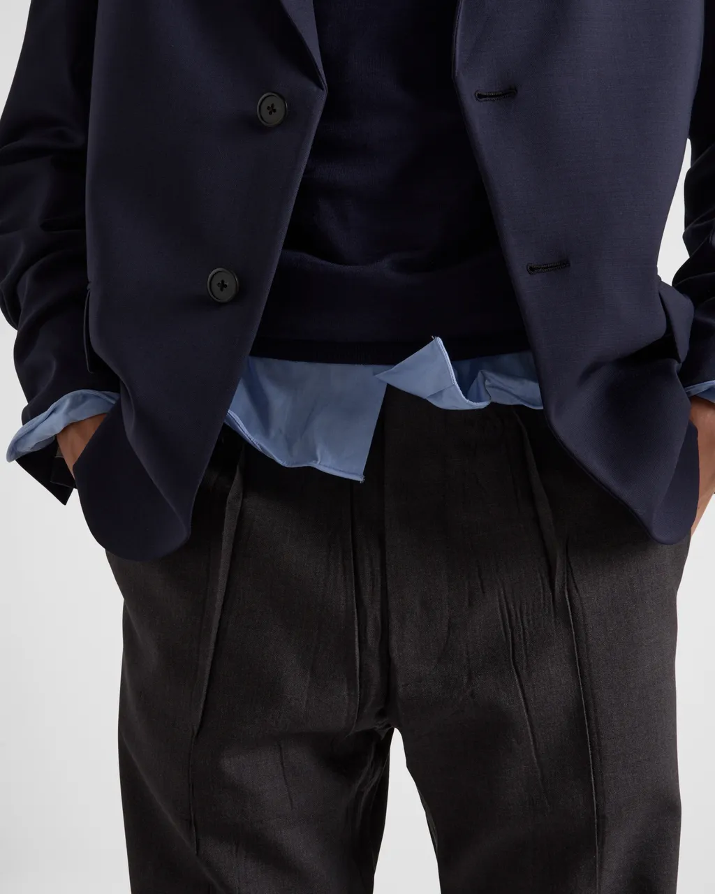 Mohair And Silk Pants