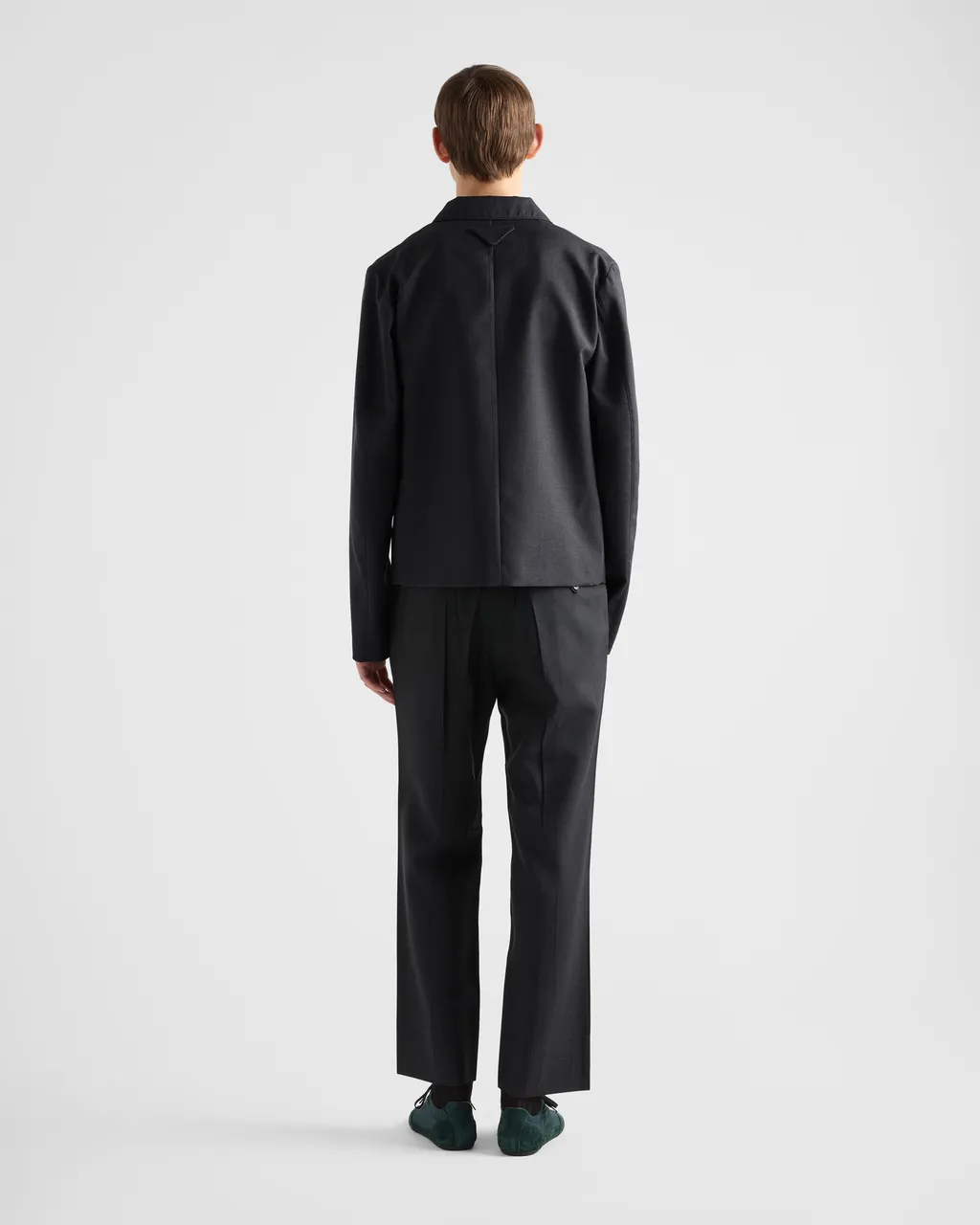 Single-Breasted Wool And Silk Jacket