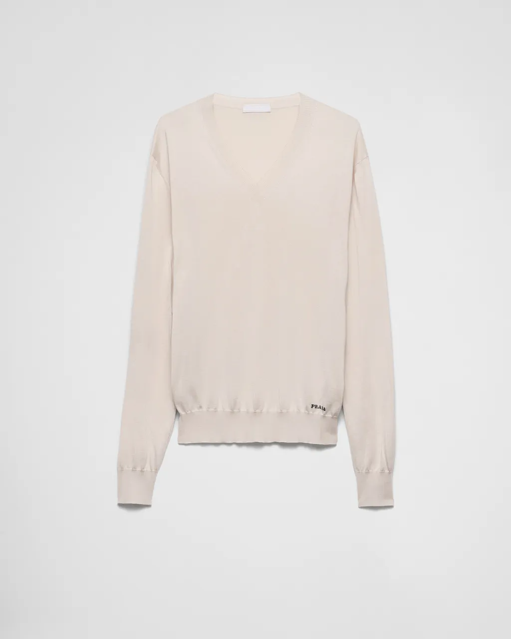 Silk V-Neck Sweater