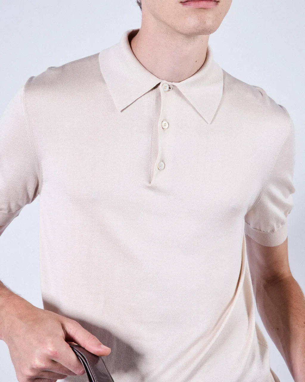 Silk Polo Shirt