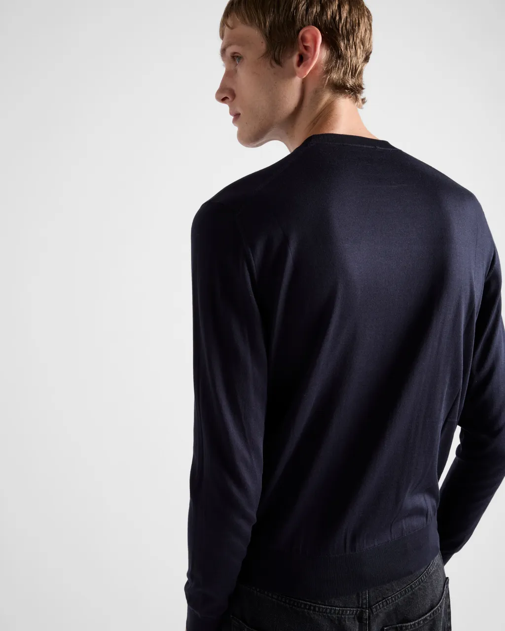 Cashmere And Silk Crew-Neck Sweater
