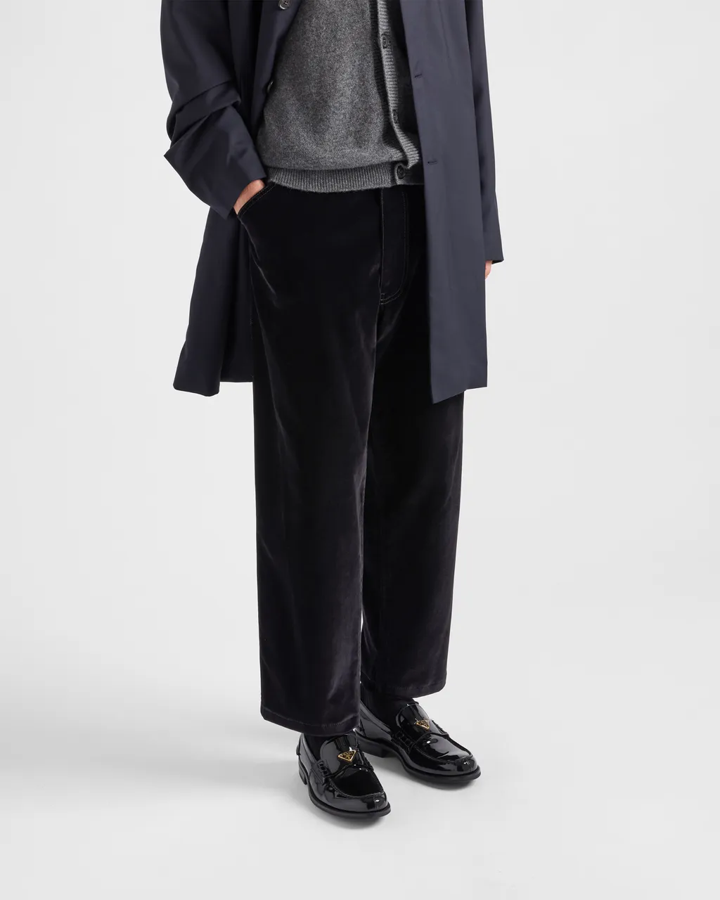 Velvet Denim Trousers
