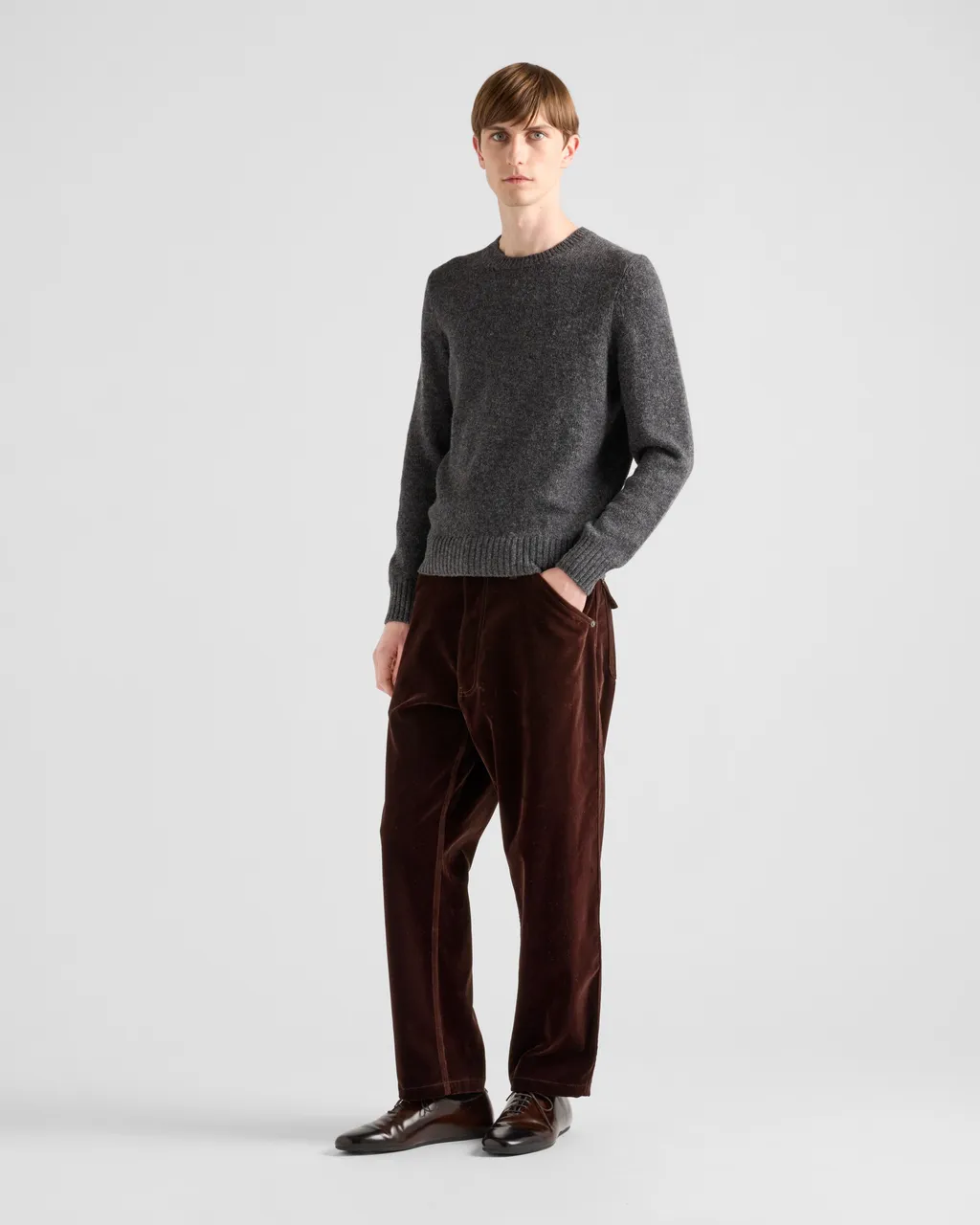Velvet Denim Trousers