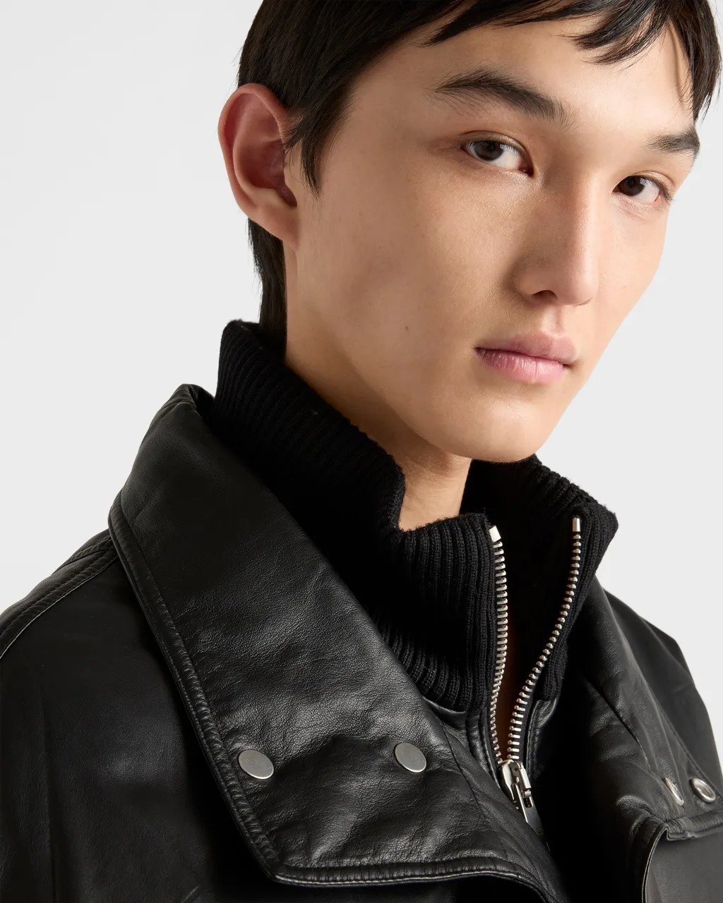 Nappa Leather Bomber Jacket