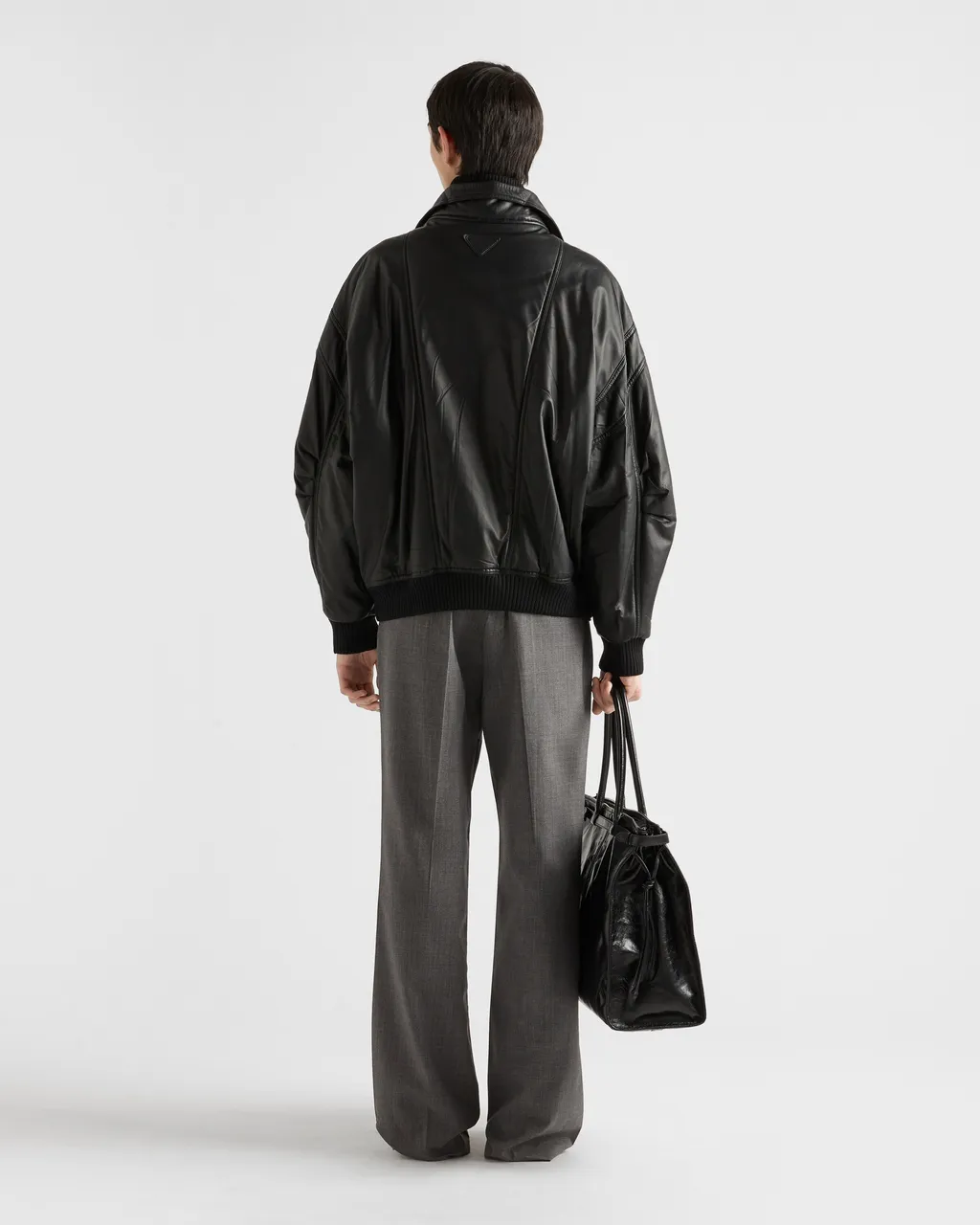 Nappa Leather Bomber Jacket