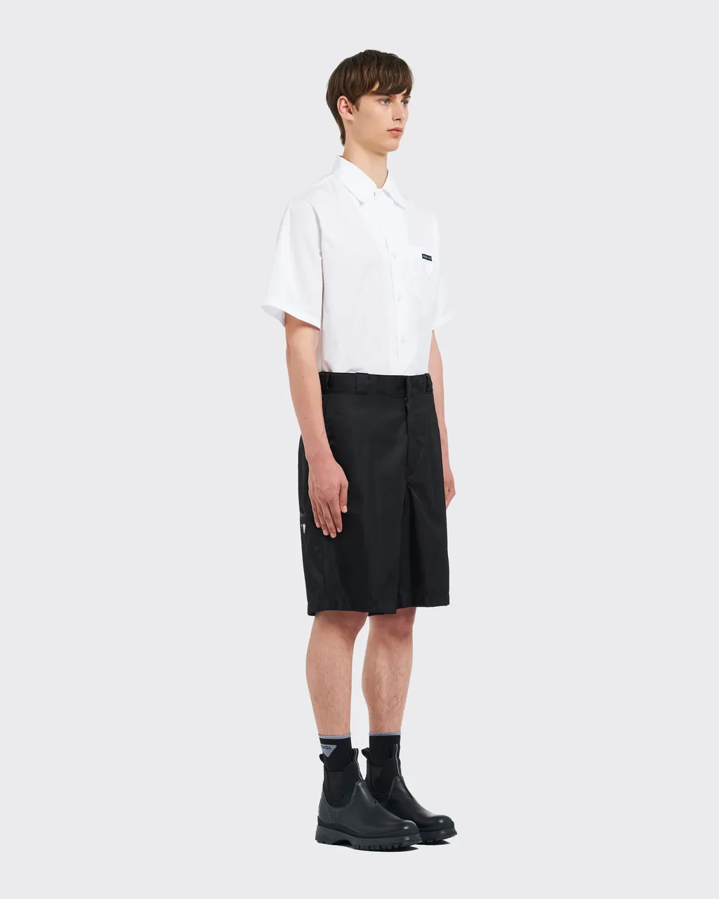 Re-Nylon Gabardine Bermudas