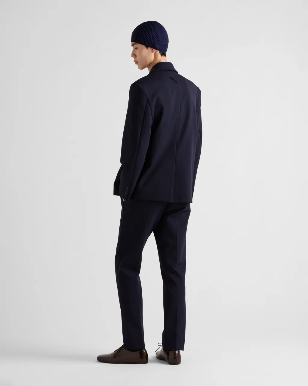 Single-Breasted Technical Gabardine Jacket