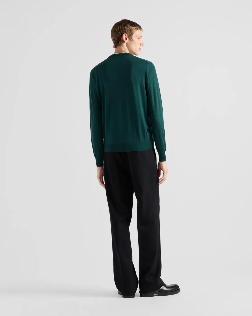 Superfine Wool Crew-Neck Sweater