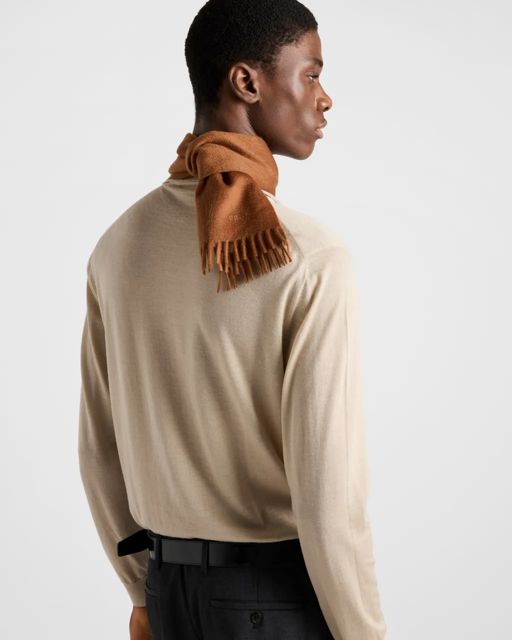 Cashmere And Silk Polo Shirt